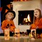 Halloween Party Decoration - 3 Pack Halloween Flameless Candle Lamp with Timer Setting and Battery Operated